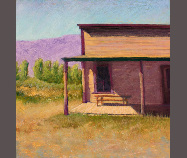 Brown Bakery and Saloon, Bannack Ghost Town, Montana  12" x 12"