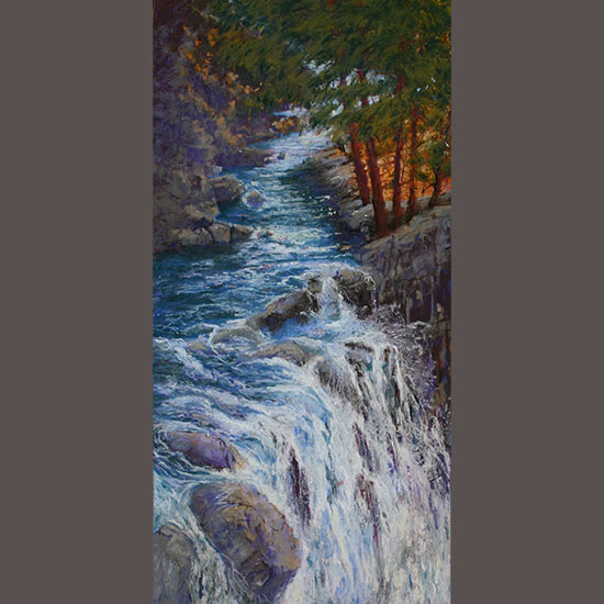 And the River Will Echo With Laughter 24" x 12" sold
